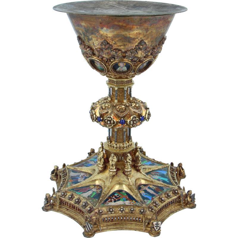 Miskelk zilver.