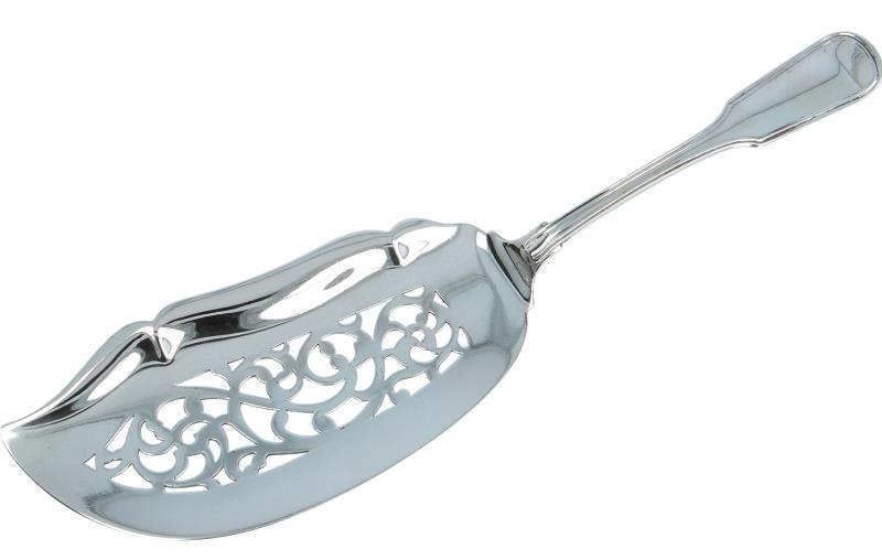 Visschep zilver.