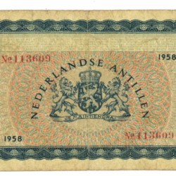 Curaçao 5 gulden Banknote Type 1958 - Very good