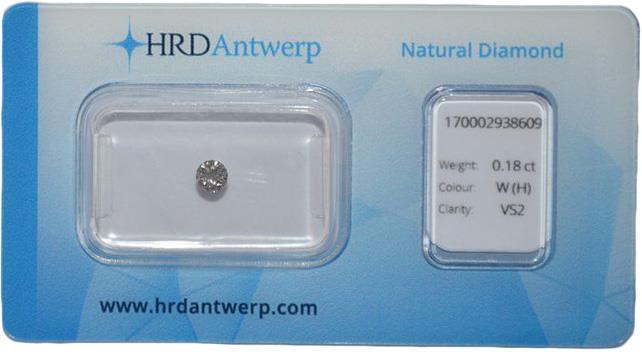 HRD briljant geslepen diamant 0.18 ct (0.18097).