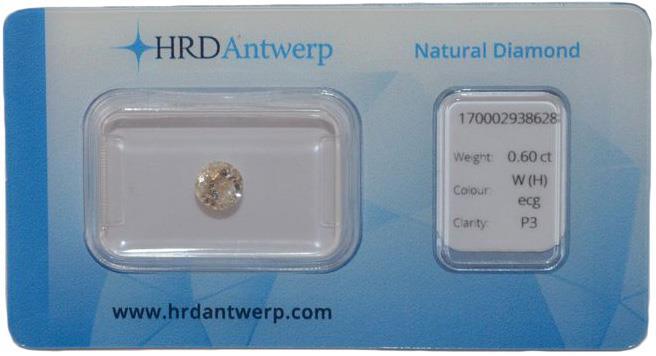 HRD briljant geslepen diamant 0.60 ct (0.60052).
