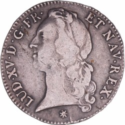 France. Louis XV. Ecu. 1756 M.