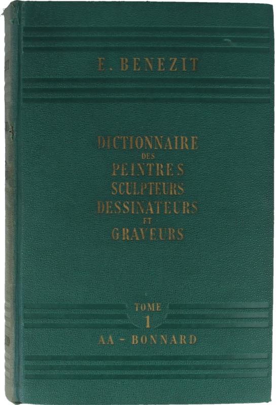 Dictionnaire des Peintres, sculpteurs, dessinateurs et graveurs 1955.