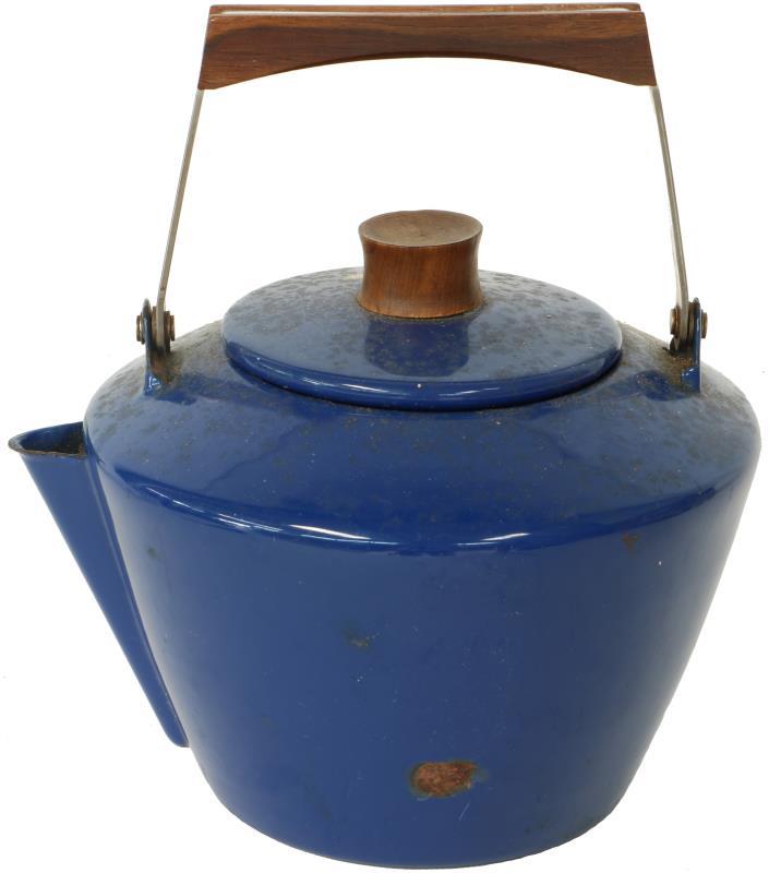 Emaille theepot.