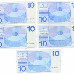 Nederland 5x 10 gulden Bankbiljet Type 1968 Frans Hals - UNC