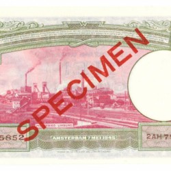 Nederland 10 gulden Specimen Type 1945 II Staatsmijnen - UNC