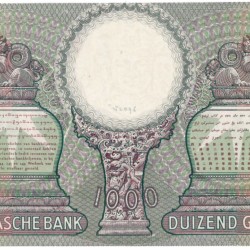 Netherlands-Indies 1000 gulden Proofseries Type 1933 Javanese Dancers - UNC