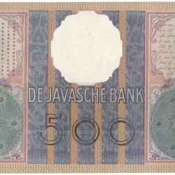 Netherlands-Indies 500 gulden Proofseries Type 1933 Javanese Dancers - UNC