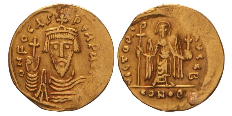 Byzantine Empire. Solidus. Phocas. 602-610.