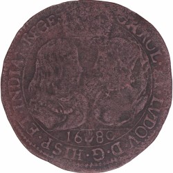 Zuidelijke Nederlanden. Antwerpen. 1680. Huwelijk van Karel II met Marie-Louise van Orleans.
