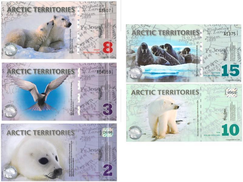 Artic Territories. Bankbiljet. - UNC.