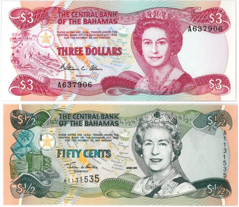 Bahamas. Bankbiljet. - UNC.