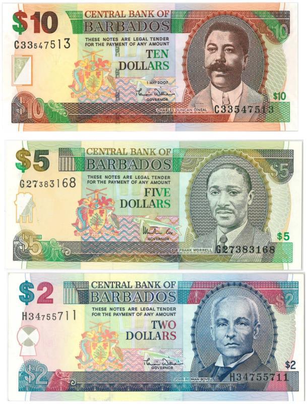 Barbados. Bankbiljet. - XF/UNC.