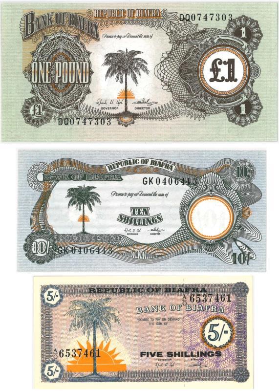 Biafra. Bankbiljet. - UNC.