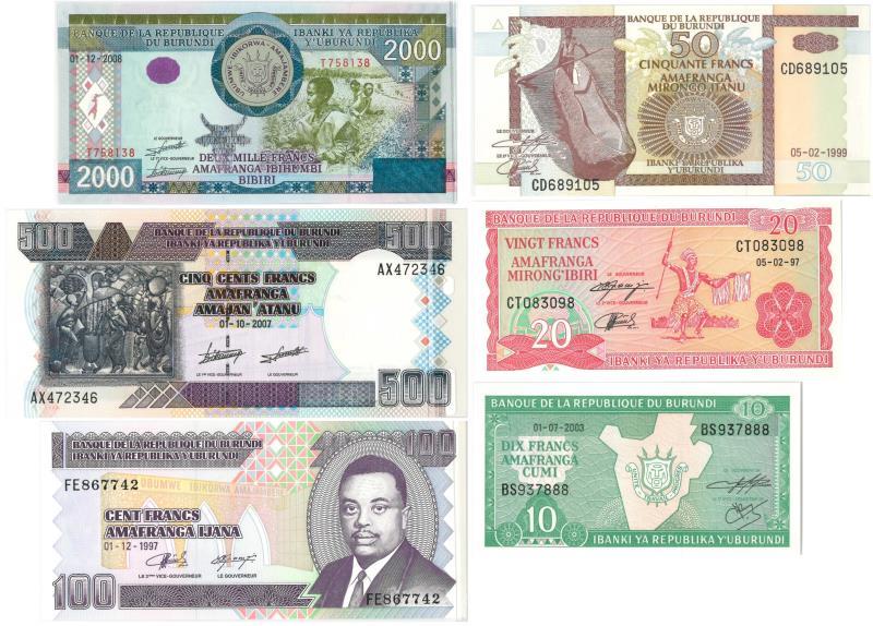 Burundi. Bankbiljet. - UNC.