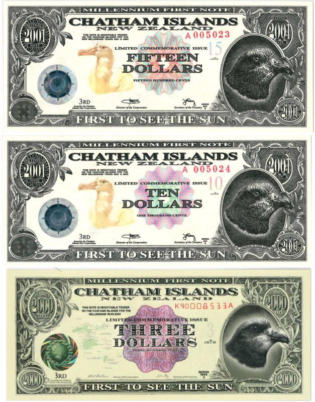 Chatham Islands. Bankbiljet. - UNC.