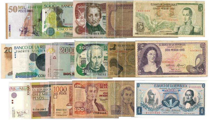 Colombia. Bankbiljet. - VF-UNC.