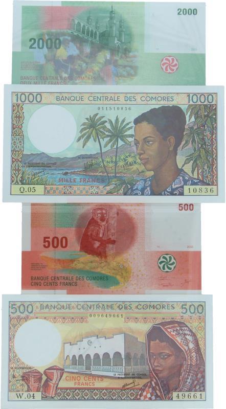 Comoros. Bankbiljet. - UNC.