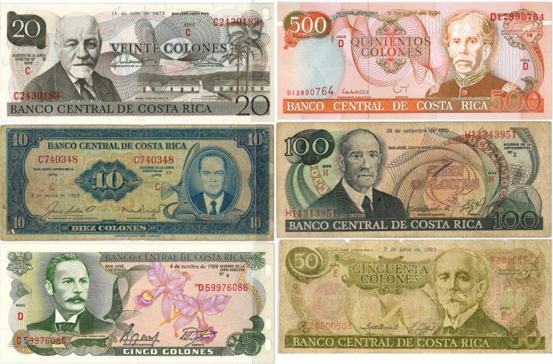 Costa Rica. Bankbiljet. - UNC.
