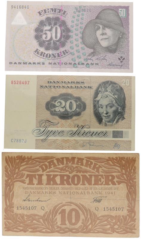 Denemarken. Bankbiljet. - VF-UNC .
