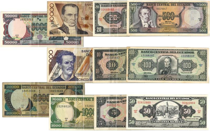 Ecuador. Bankbiljet. - VF-XF.