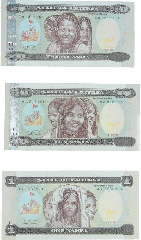 Eritrea. Bankbiljet. - UNC.