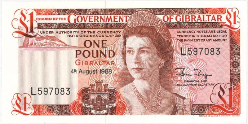 Gibraltar. Bankbiljet. - UNC.