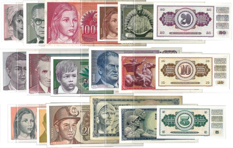 Joegoslavië. Bankbiljet. - VF-UNC.