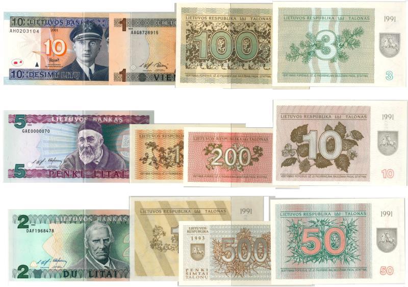 Lithuania. Bankbiljet. - UNC.