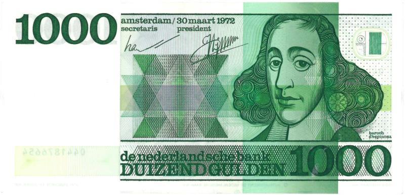 Nederland. 1000 gulden. Bankbiljet. Type 1972. - Prachtig.