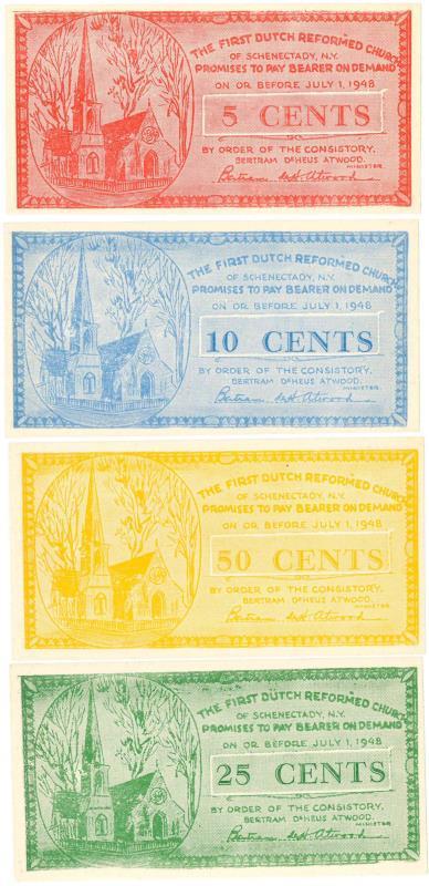 USA. 5, 10, 25, 50 cents. - UNC.