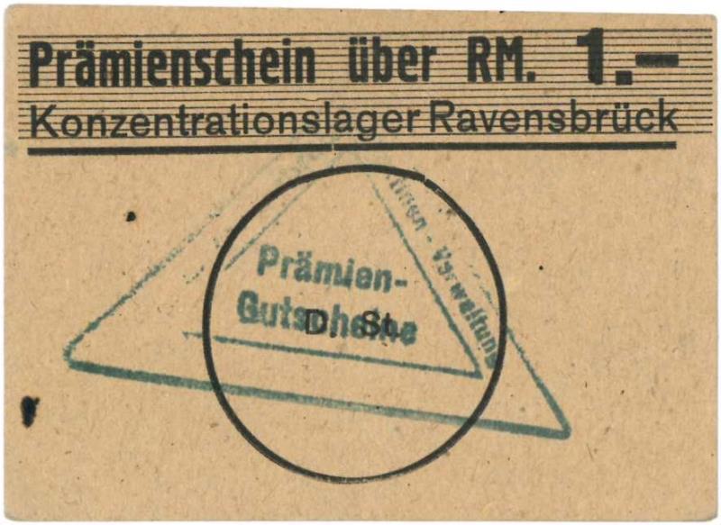 Duitsland. RM. 1,-. Waardebon. - Prachtig.