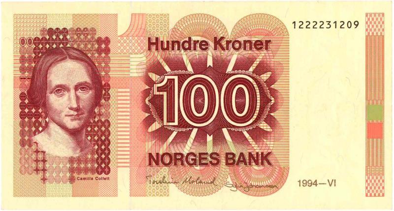 Noorwegen. Bankbiljet. Type 1994. - Prachtig +.