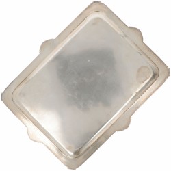 Dienblad zilver.