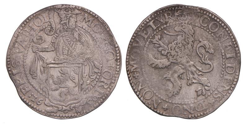 Leeuwendaalder Friesland 1600. Zeer Fraai.