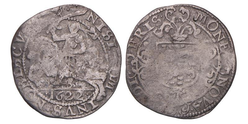 Snaphaanschelling van 6 stuiver Friesland 1622. Zeer Goed / Fraai.