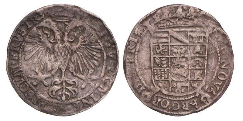 Arendschelling van 6 stuiver Friesland Z.J. (1615-1621). Zeer Fraai +.