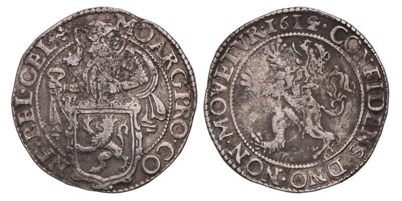 Leeuwendaalder Gelderland 1614/161Z. Zeer Fraai.