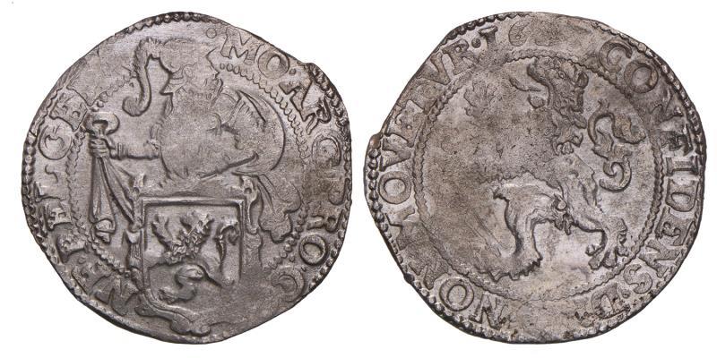 Leeuwendaalder Gelderland 1657. Fraai / Zeer Fraai.