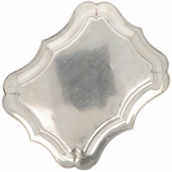 Dienblad zilver.