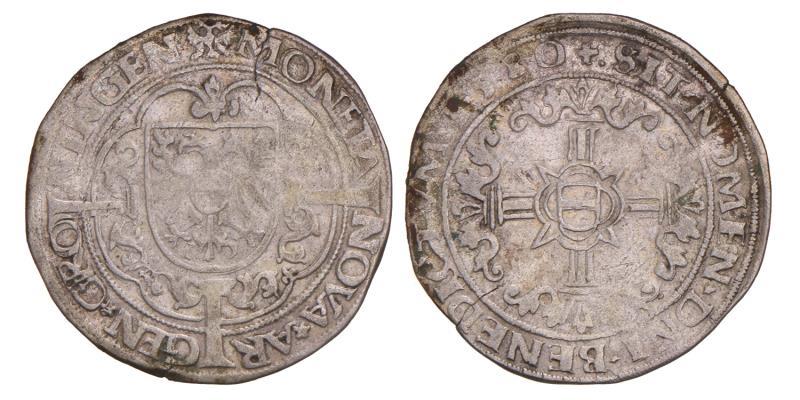 4 stuivers Groningen Stad 1580. Zeer Fraai +.