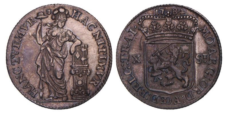 10 stuiver Utrecht 1784. Prachtig -.