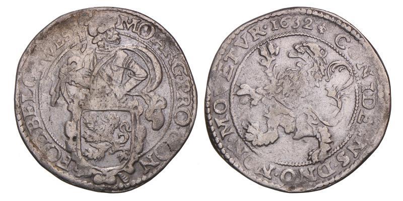 Leeuwendaalder West-Friesland 1632. Zeer Fraai.