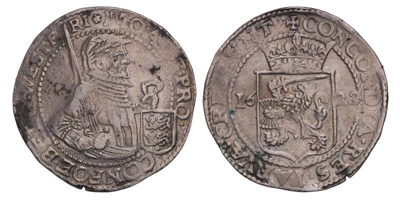 Nederlandse rijksdaalder West-Friesland 1622. Zeer Fraai -.