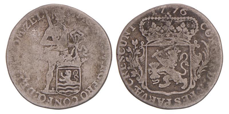 1/4 dukaat Zeeland 1776. Zeer Goed / Fraai.
