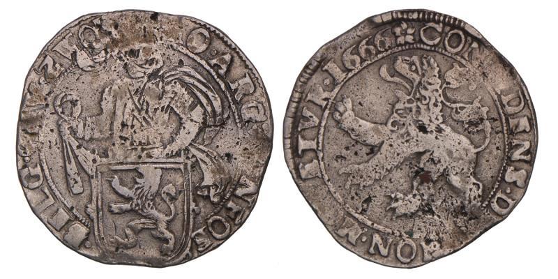 Leeuwendaalder Zwolle 1666. Fraai / Zeer Fraai.