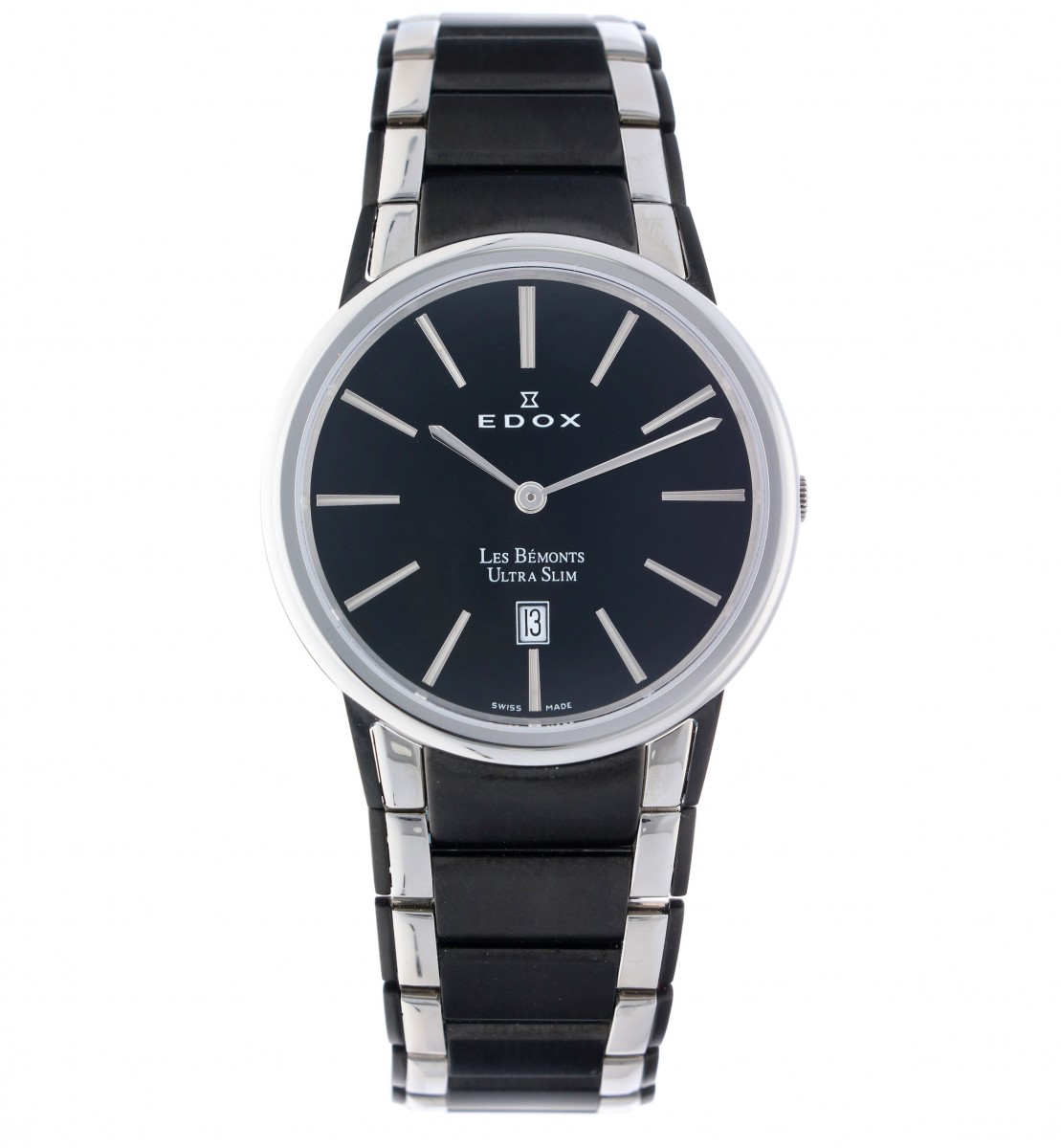 Edox Les Bémonts Ultra Slim 27030 - Herenhorloge - ca. 2015