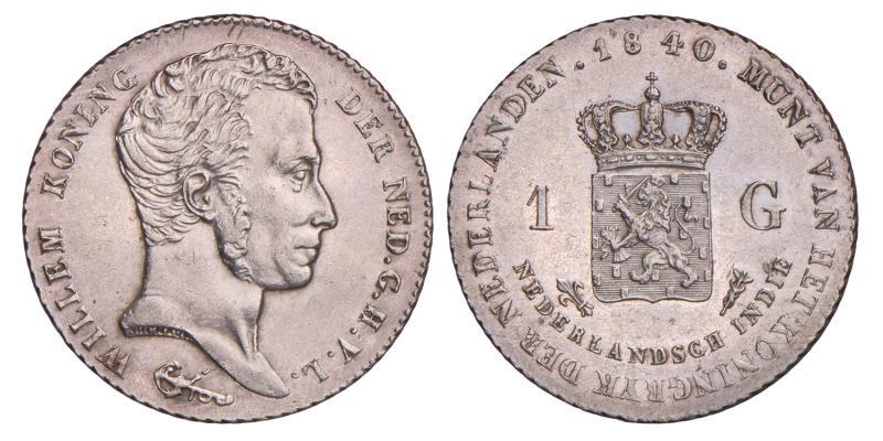 Nederlands-Indië. Gulden. 1840.