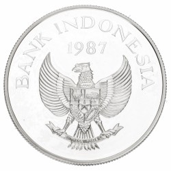 Indonesia. Republic. 10000 Rupiah 'WWF Collection'. 1987.