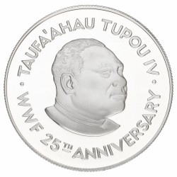 Tonga. Taufa'ahau Tupou IV. 2 Pa'anga 'WWF Collection'. 1986.